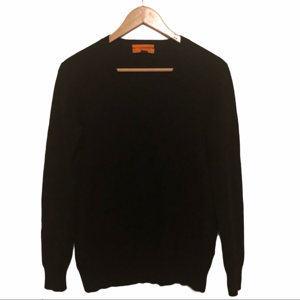 NWOT Joe Fresh Cashmere Sweater XS Black V-neck